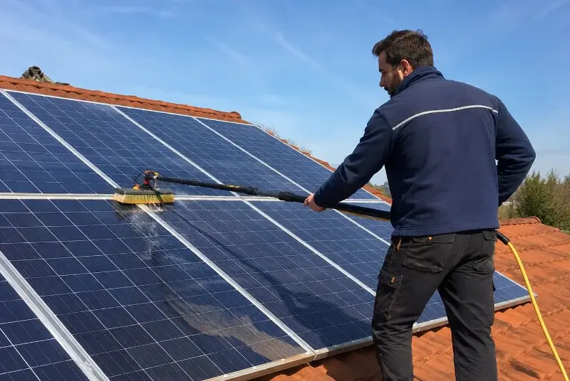Nettoyage et entretien de panneaux solaires à Rousset